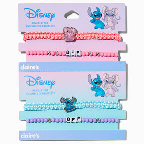 Disney Stitch Claire&#39;s Exclusive BFF Bracelet Set - 4 Pack,