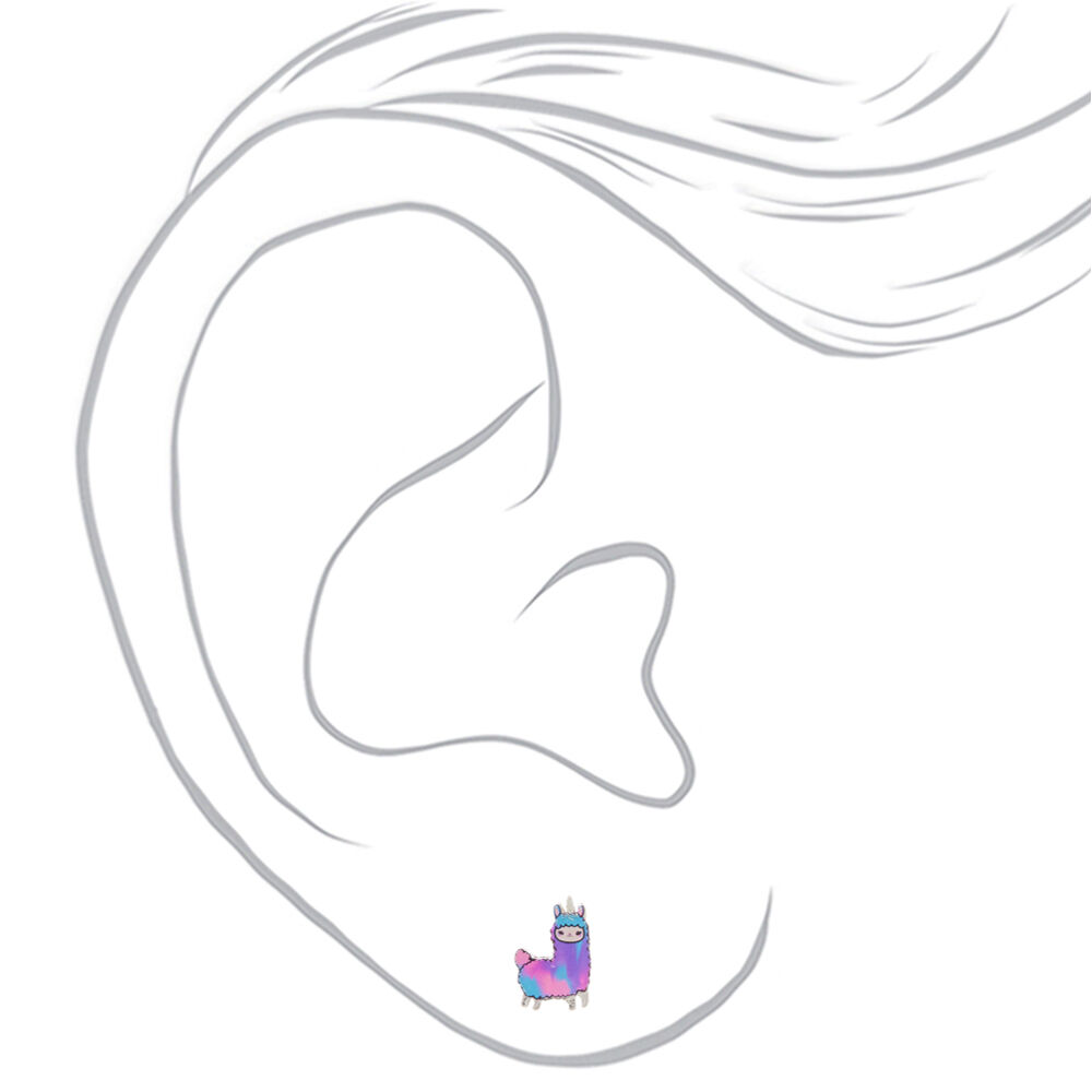 Lala the Llamacorn Stud Earrings
