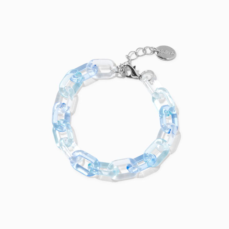 Claire&#39;s Club Blue Acrylic Chunky Chainlink Jewelry Set - 2 Pack,