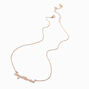 Gold-tone Script Zodiac Pendant Necklace - Sagittarius,