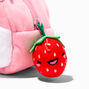 Strawberry Hamster Plush Makeup Bag,