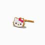 Clou de nez 0,8&nbsp;mm visage &eacute;maill&eacute; acier inoxydable couleur dor&eacute;e Hello Kitty&reg;,