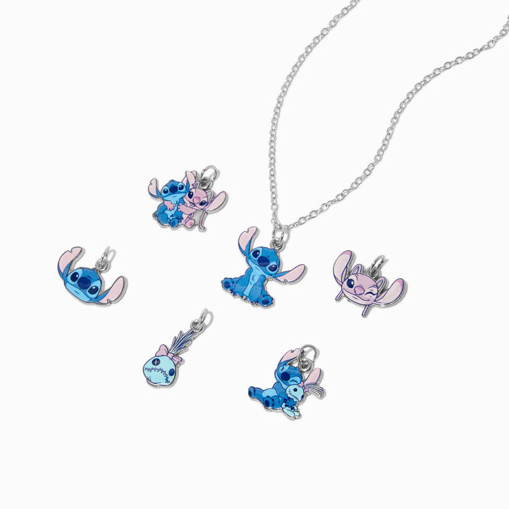 Disney Stitch Claire&#39;s Exclusive BFF Charm Necklace,