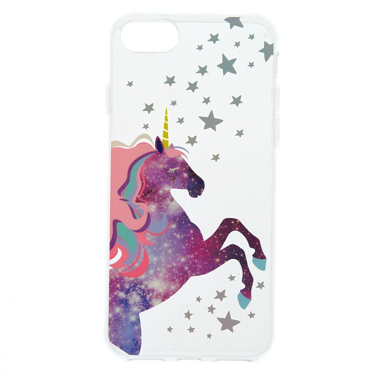 Coque de portable licorne galactique - Compatible avec iPhone 6/7/8,