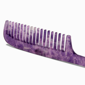 Purple Hair Pick Comb ,