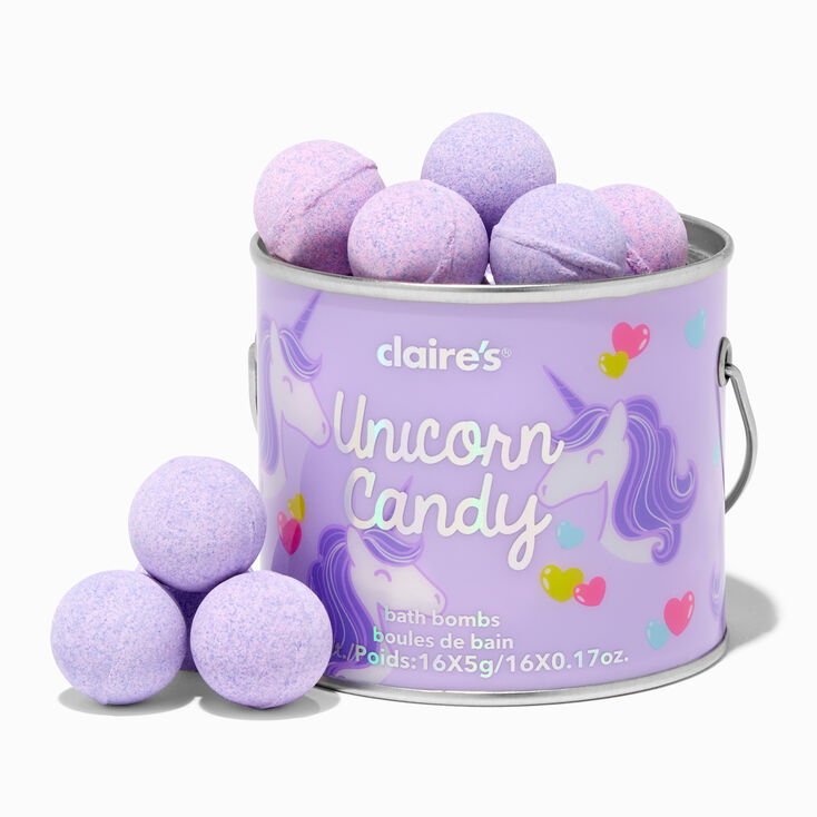 Unicorn Candy Bath Bomb Set - 16 Pack,