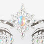 Iridescent Forehead Skin Gems - Silver,