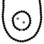 Pearl Jewellery Set - Black, 3 Pack,