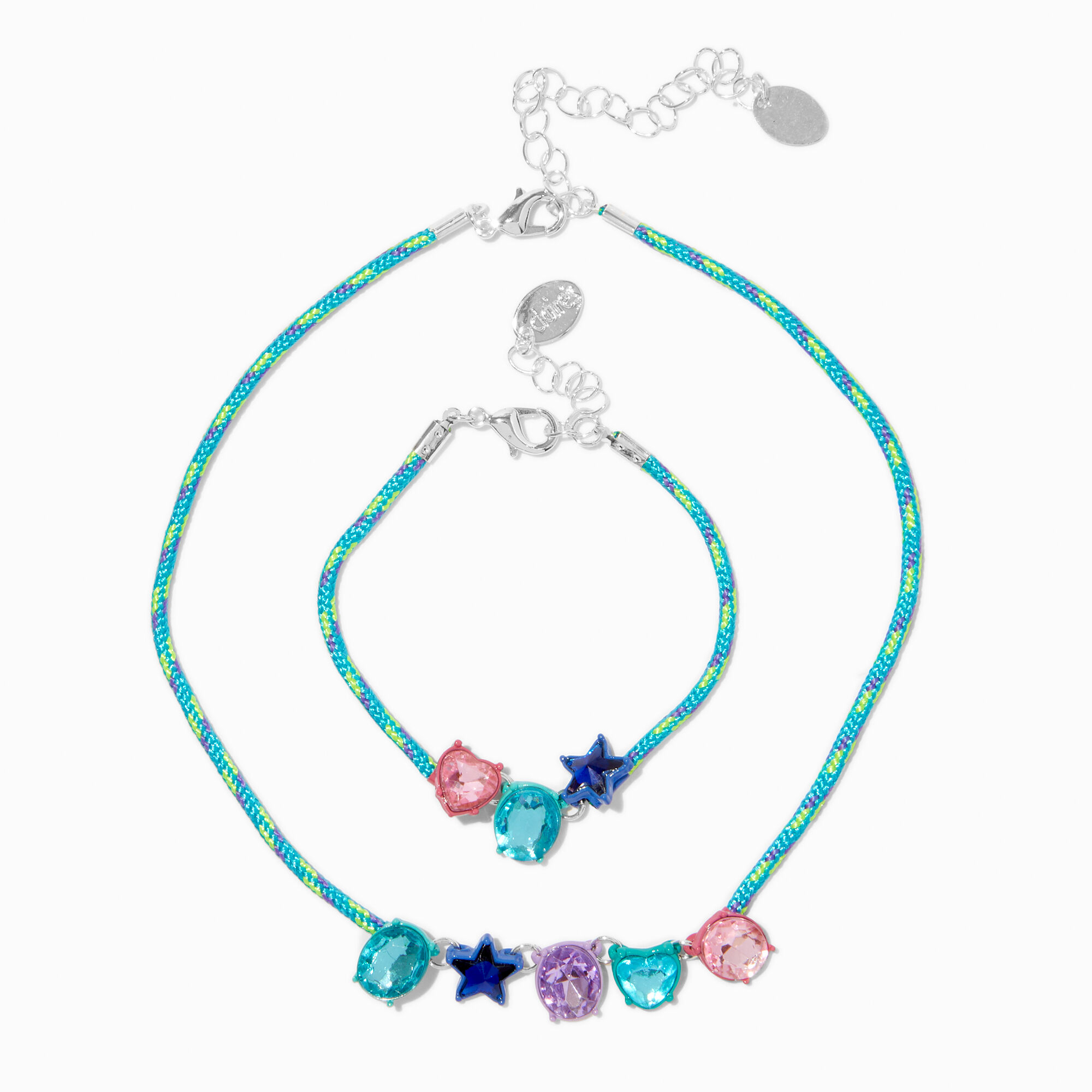 Claire's Parure de bijoux cordons et strass Claire's Club - Lot de 2