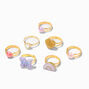 Claire&#39;s Club Lilac Box Rings &#40;7 Pack&#41;,