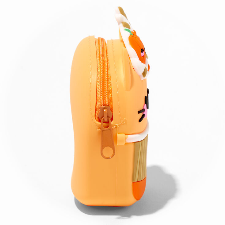 Pumpkin Spice Latte Cat Jelly Coin Purse,