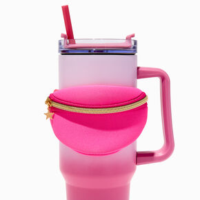 Pink Fanny Pack Water Bottle Pouch,