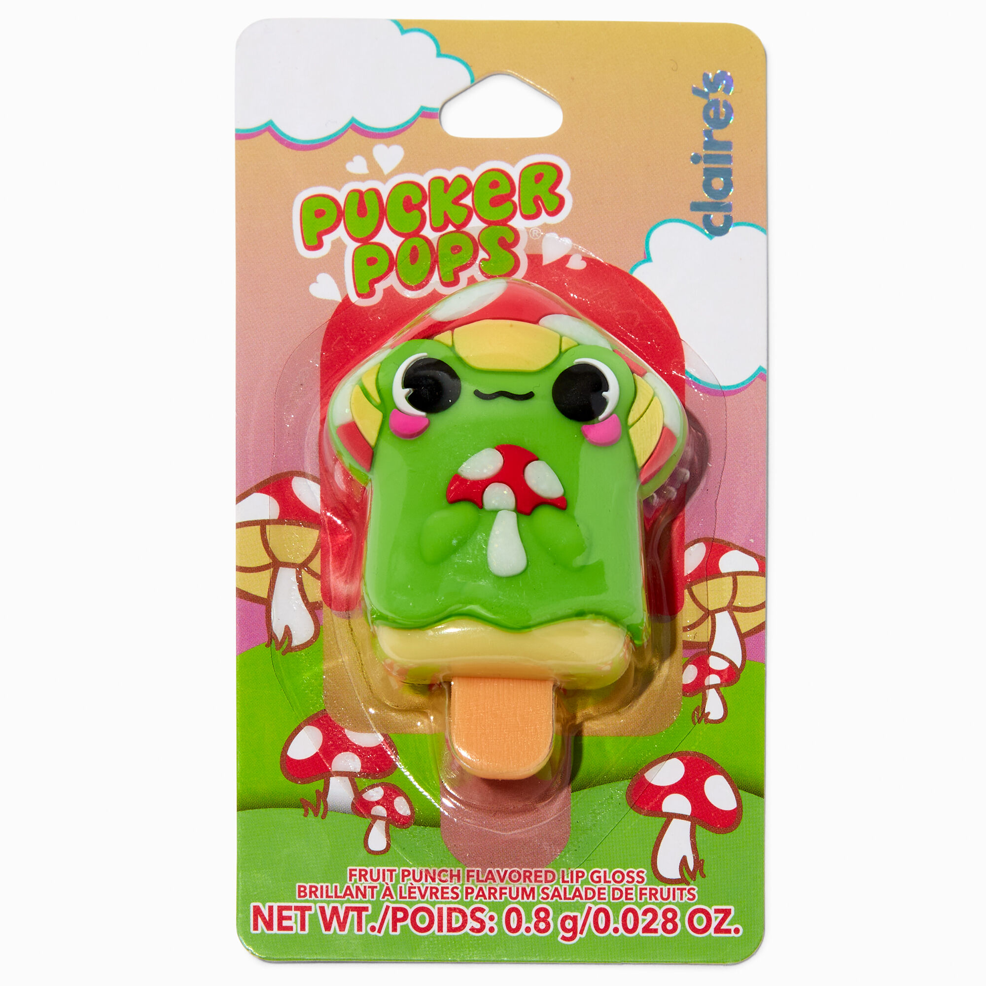 Pucker Pops® Mushroom Frog Lip Gloss - Fruit Punch,