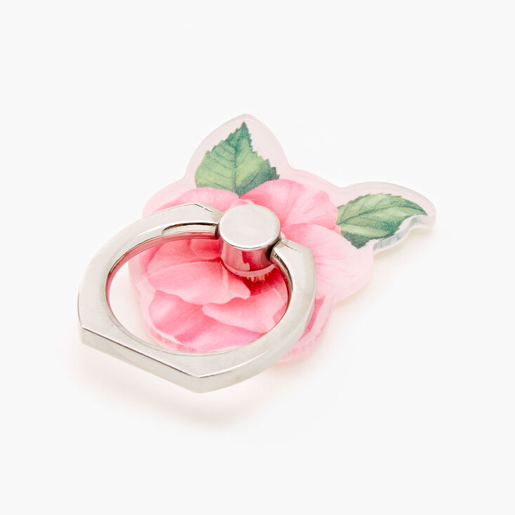 Claire's Anneau de support fleurs roses