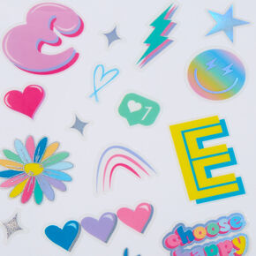 DIY &#39;E&#39; Initial Stickers,