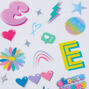 DIY &#39;E&#39; Initial Stickers,