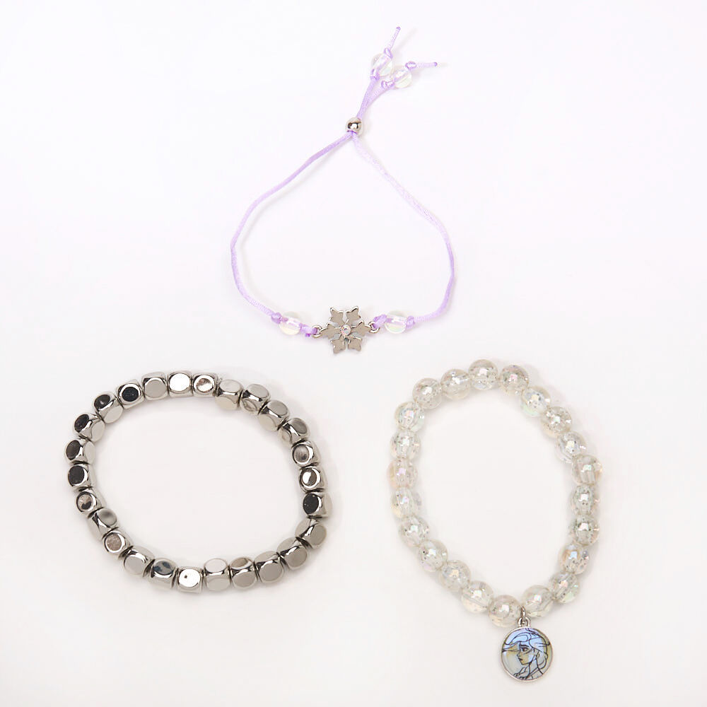 Bracelets Elsa La Reine des Neiges 2 ©Disney - Lot de 3,