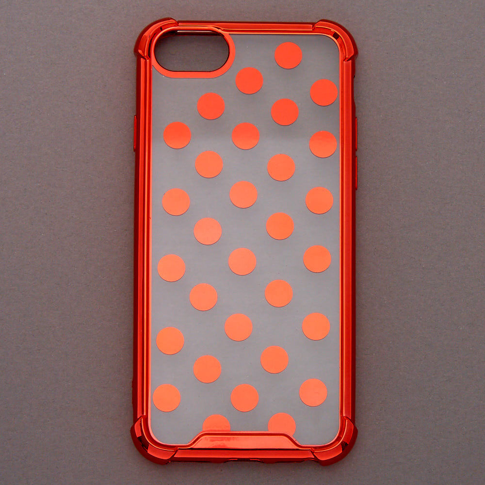 Red Polka Dot Phone Case - Fits iPhone 6/7/8/SE,