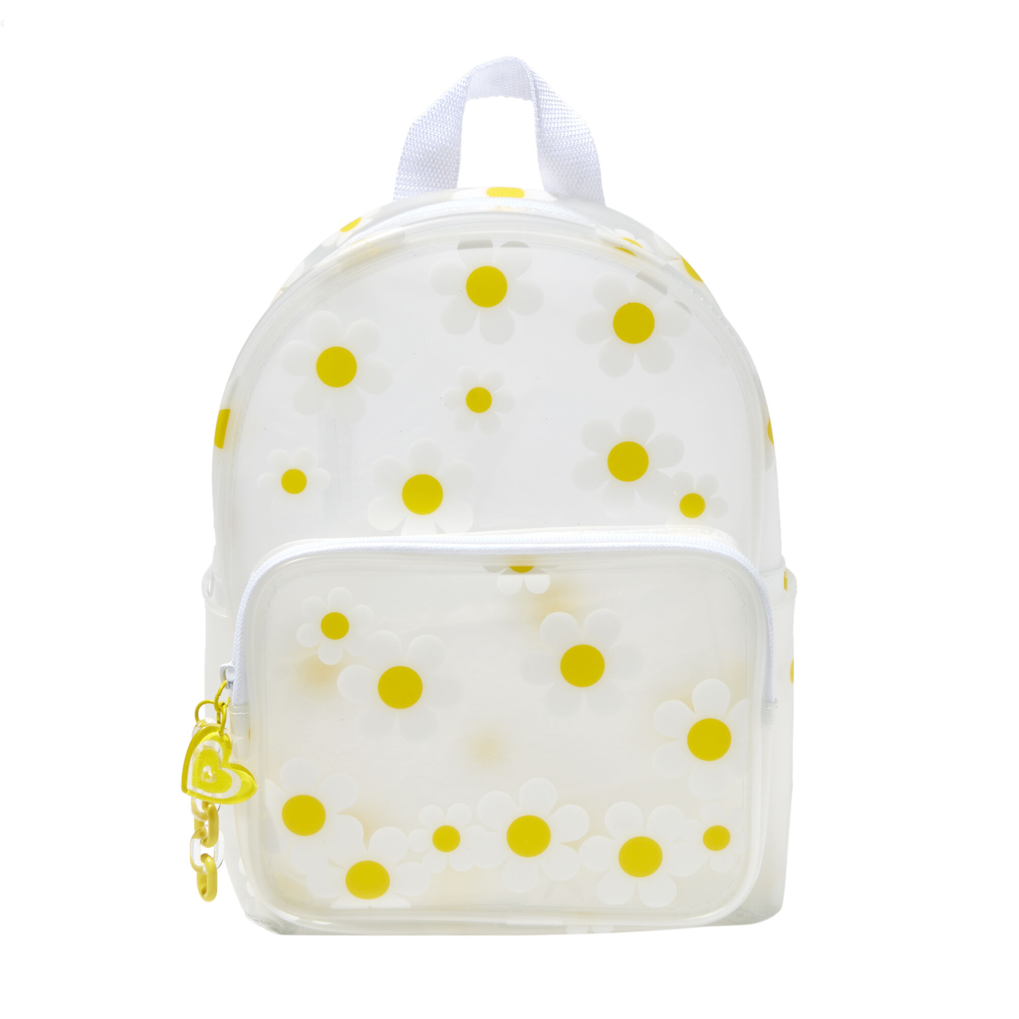 View Claires Translucent Daisy Mini Backpack information