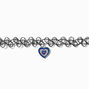 Claire&#39;s Club Rainbow Heart Black Tattoo Choker Necklace,