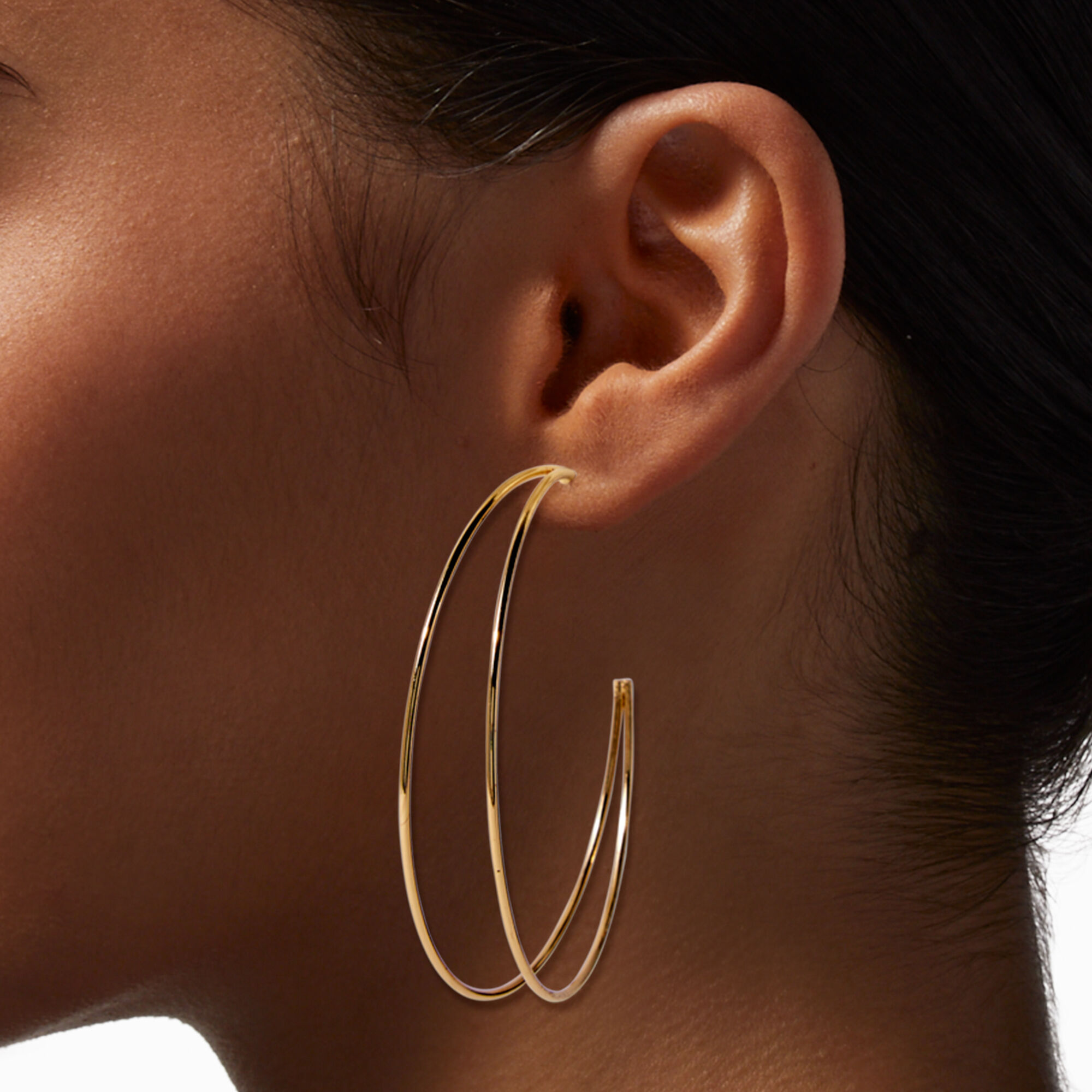 Double piercing hot sale earrings claire's