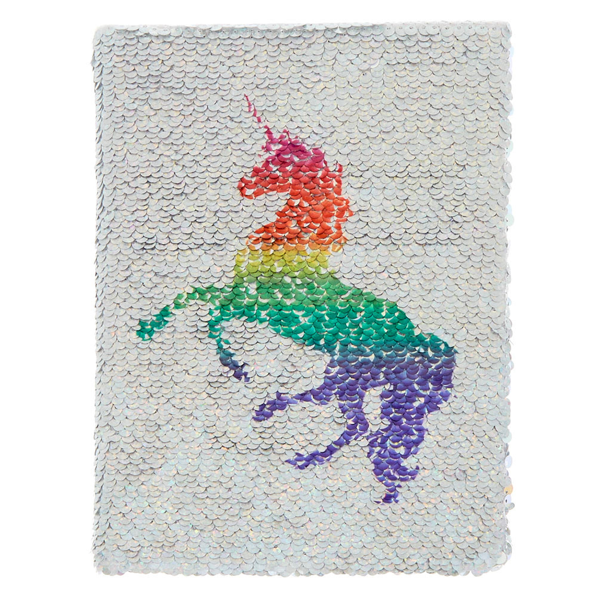 Unicorn Vibes Only Reversible Sequin Journal Claire S Us