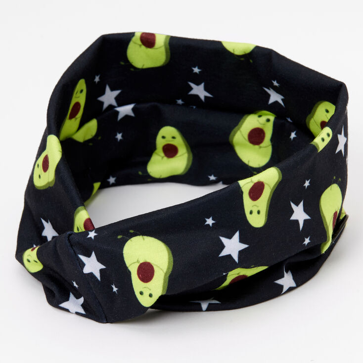 Claire's Bandeau à boutons imprimé avocat
