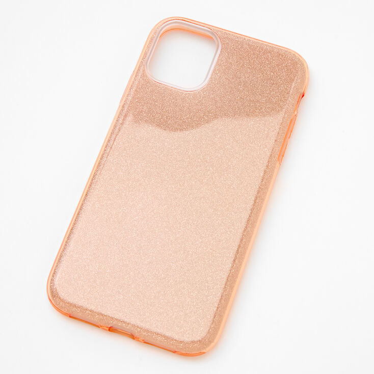 Rose Gold Glitter Phone Case - Fits iPhone 11,