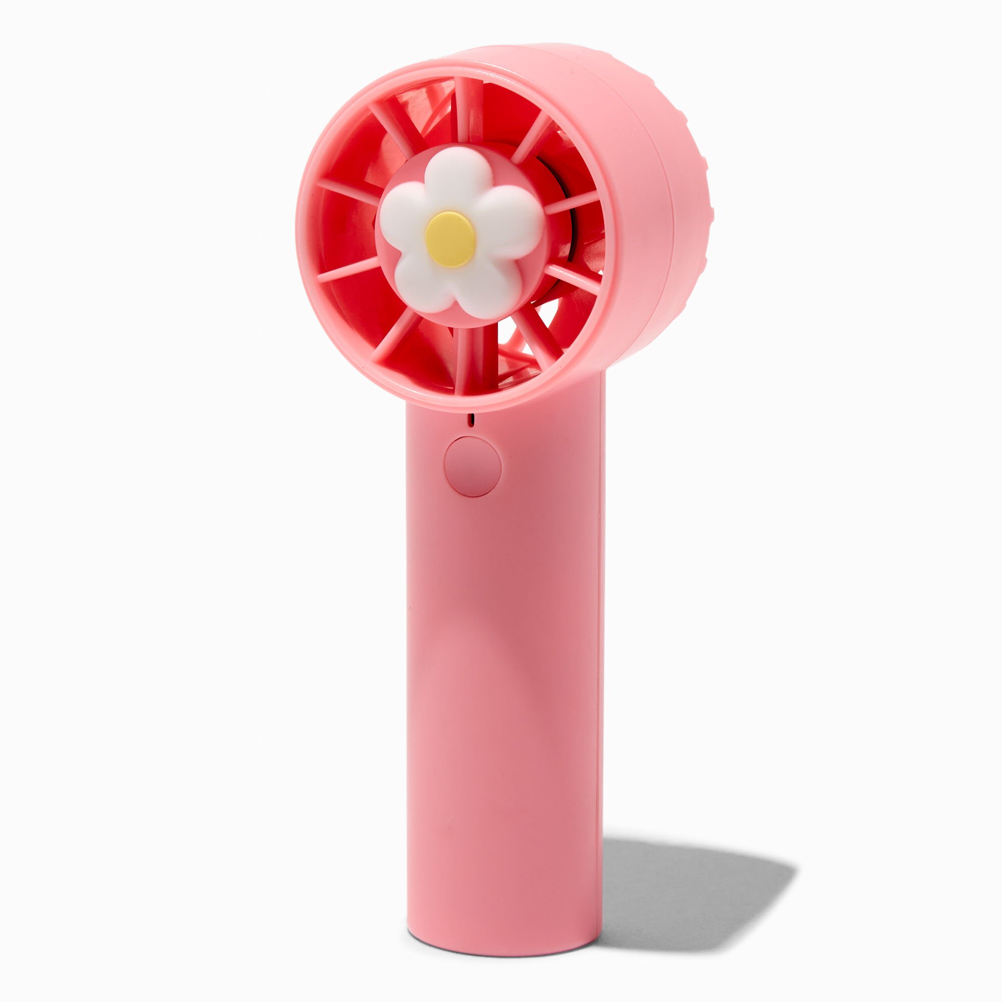 White Daisy Pink Personal Fan,