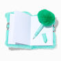 Claire&#39;s Club Frog Mini Plush Lock Diary,