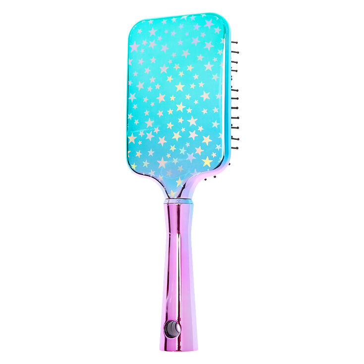 Brosse &agrave; cheveux plate &eacute;toiles avec d&eacute;grad&eacute; de couleurs,