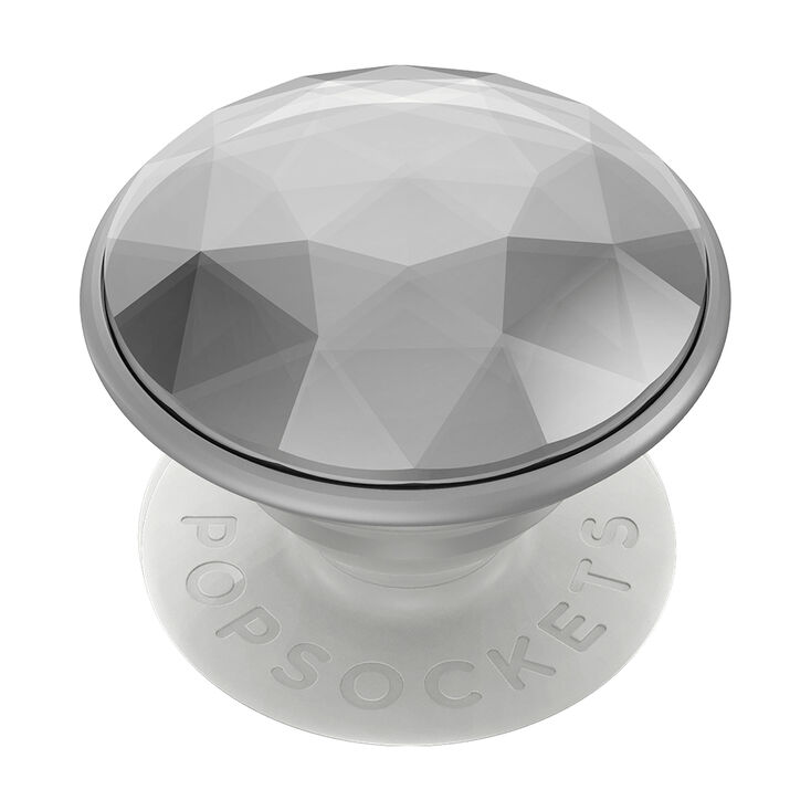 PopSockets Swappable PopGrip - Disco Crystal Silver,