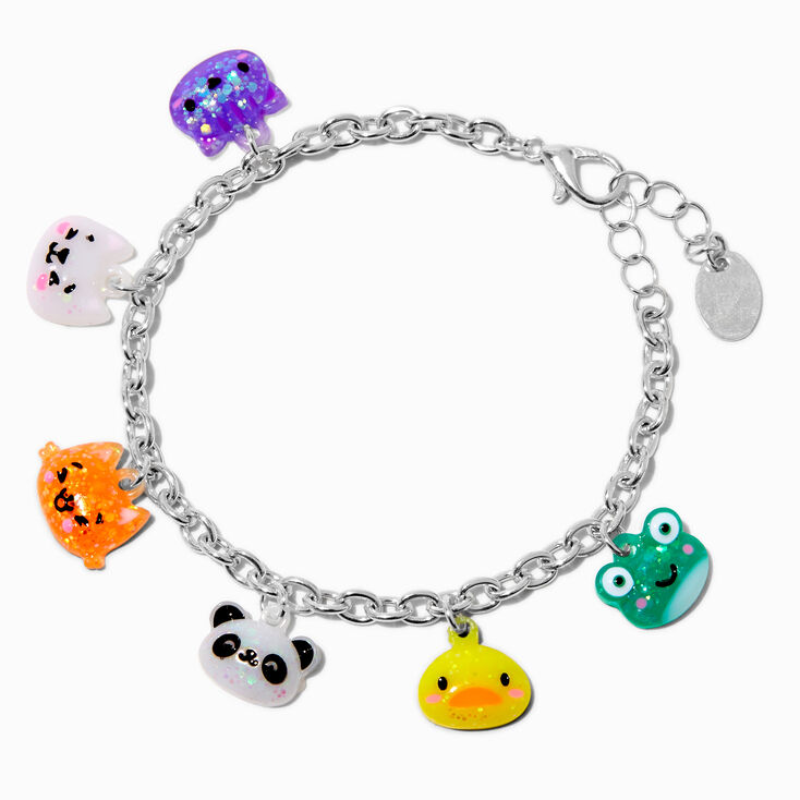 Glitter Animals Charm Bracelet,