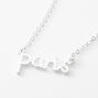 Silver Paris Pendant Necklace,