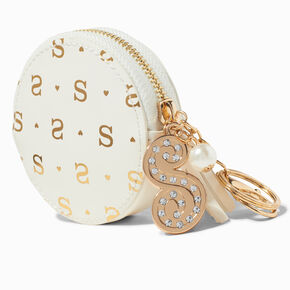 Golden Initial Coin Purse - S,