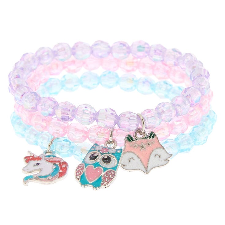 Claire&#39;s Club Beaded Stretch Bracelets - 3 Pack,