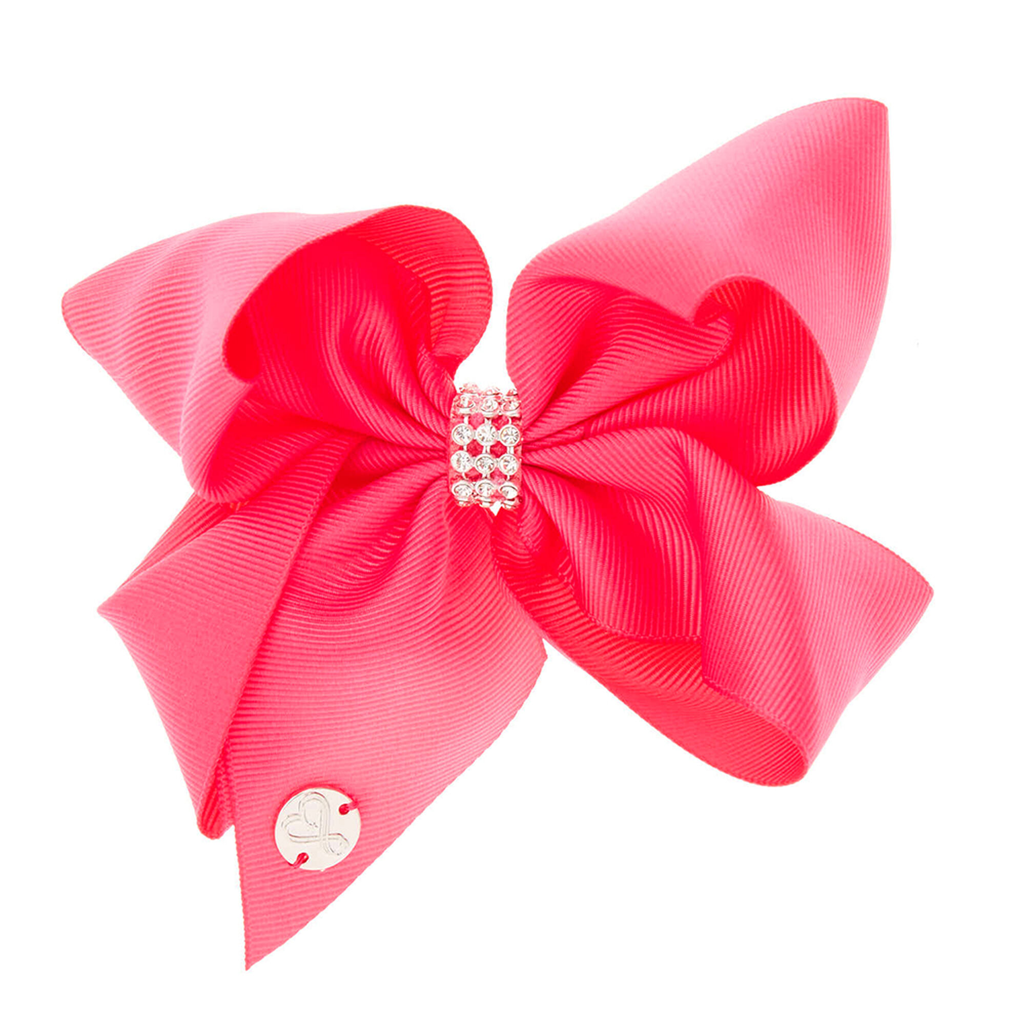 JoJo Siwa Small Rhinestone Keeper Hot Pink Hair Bow | Claire's