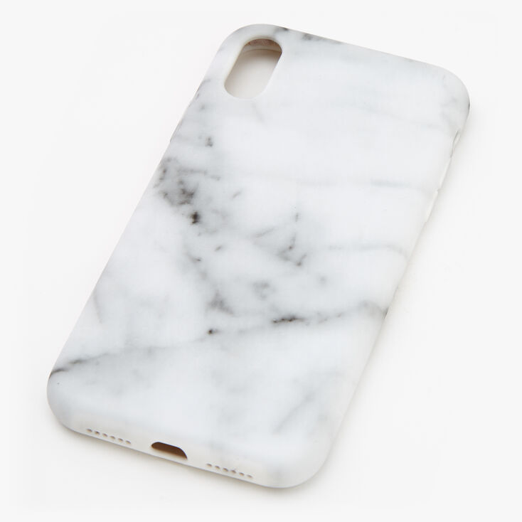 White Marble Protective Phone Case Fits Iphone Xr Claire S