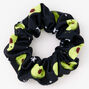 Medium Avocado Hair Scrunchie - Black,