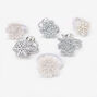 Claire&#39;s Club Glitter Snowflake Hair Ties - 6 Pack,