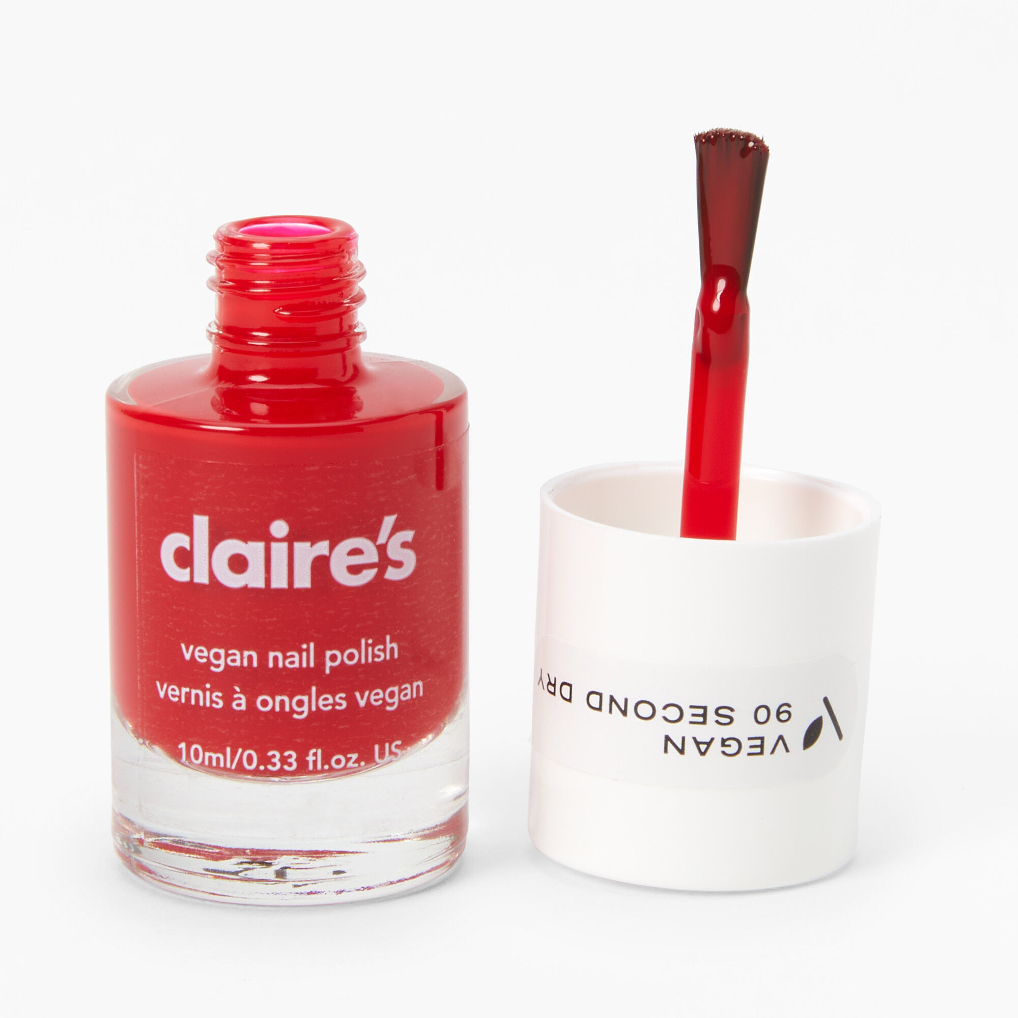 View Claires Vegan 90 Second Dry Nail Polish Valentine Kisses information