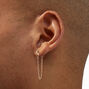 Gold-tone Glitzy Earring Stackables Set - 12 Pack,