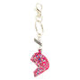 Glitter Heart Best Friends Keychain Set - Pink,