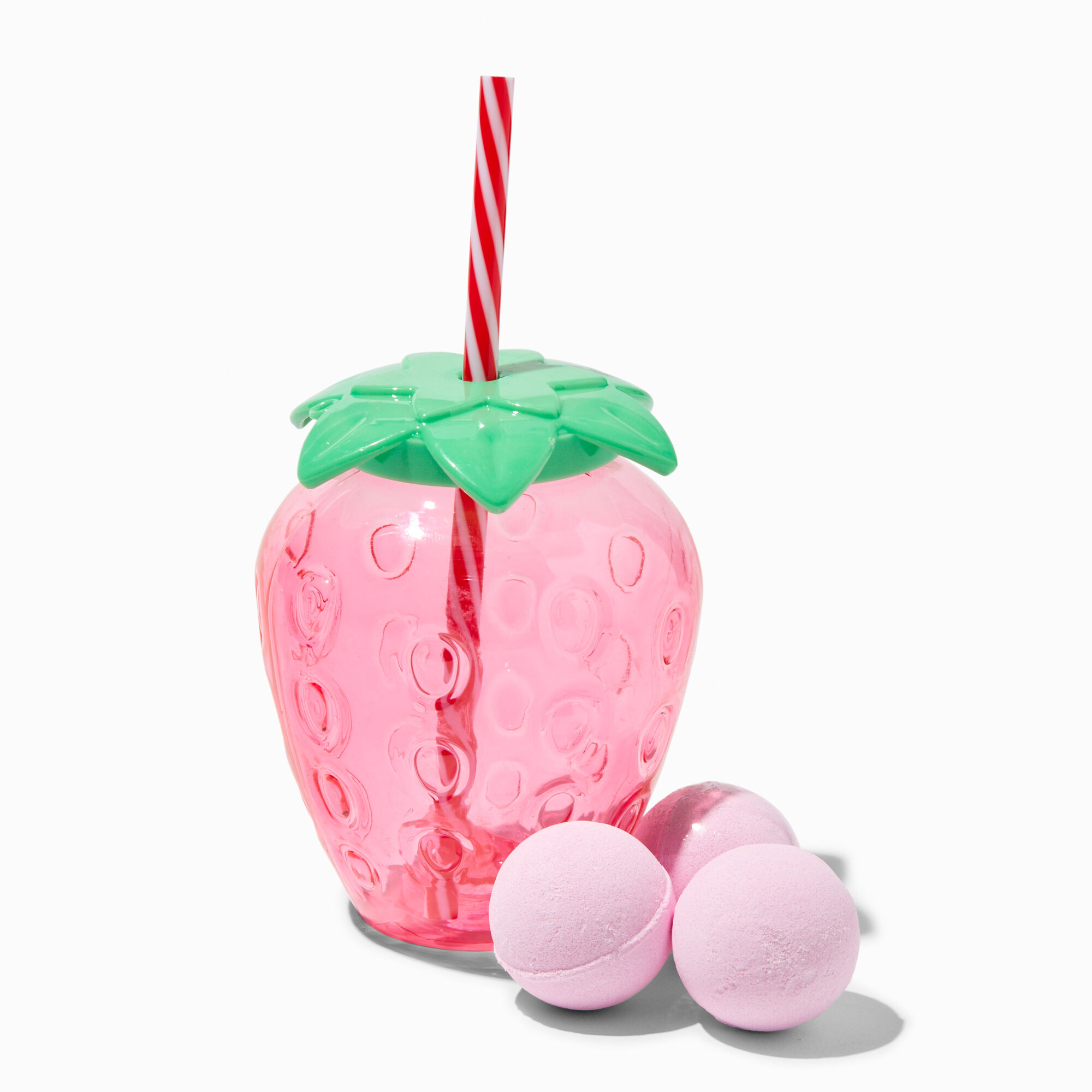 Strawberry Tumbler Bath Bomb Set - 3 Pack,