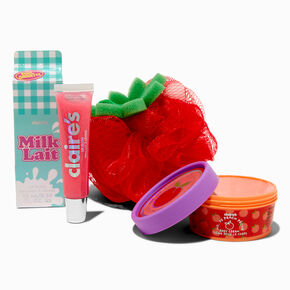 Lot de paniers de course spa et bain motif fruits - Lot de 4,