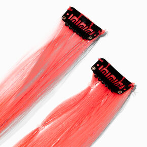 Orange Ombr&eacute; Faux Hair Clip In Extensions - 2 Pack,