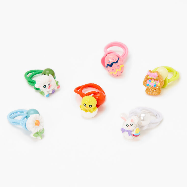 Easter Critter Hair Ties - 6 Pack | Claire's US