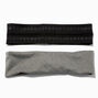 Gray &amp; Black Athletic Headwraps - 2 Pack,