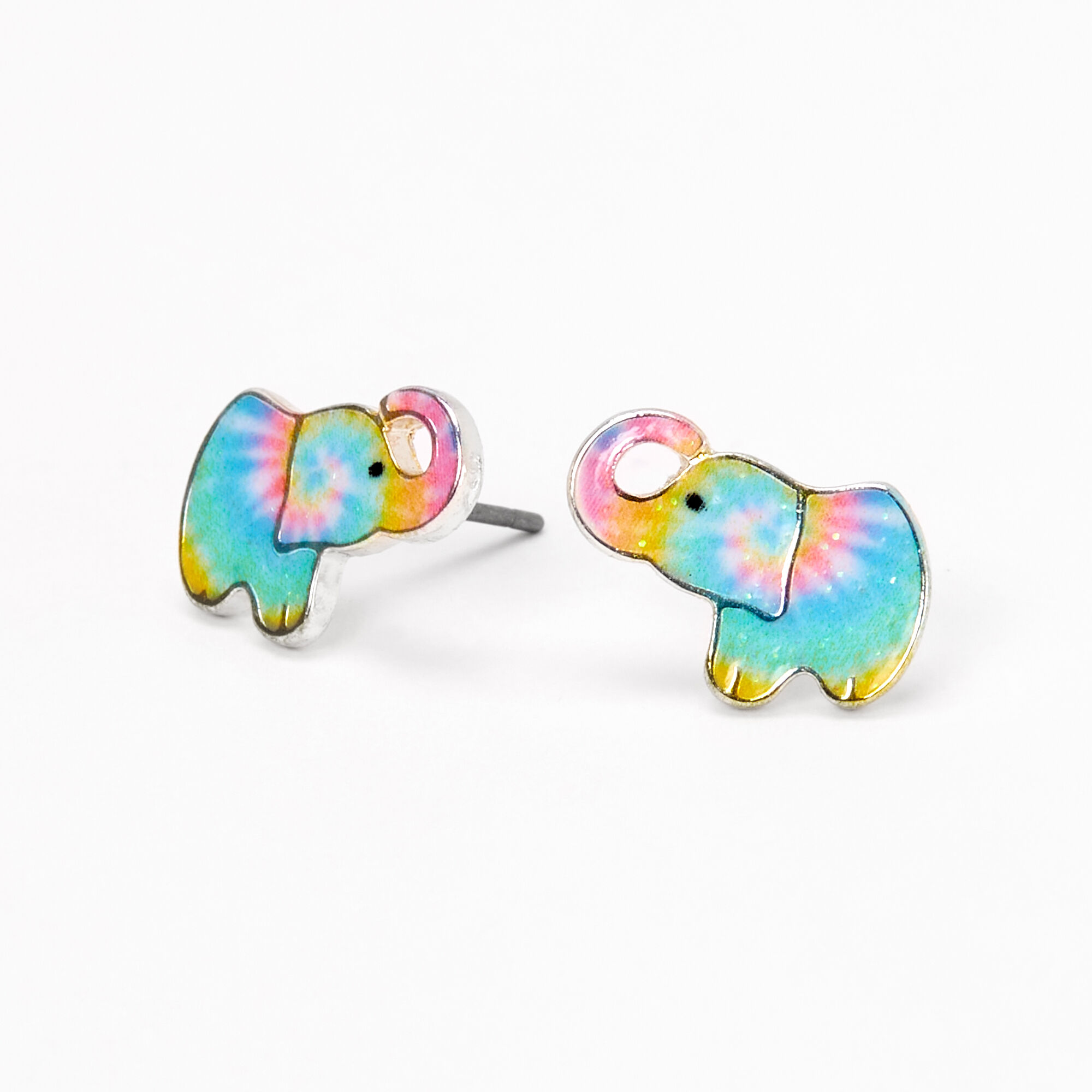 Claire's Clous d’oreilles éléphant tie-dye