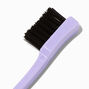 Purple Dual-Ended Edge &amp; Smoothing Hair Brush,